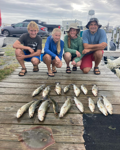 Chasing fish on Outer Banks inshore trips!